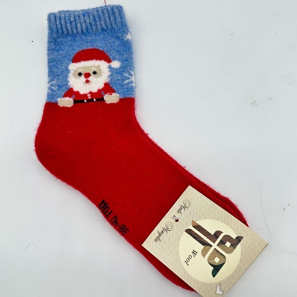 Santa Sheep Wool Socks